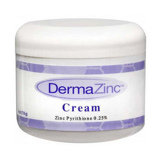 DermaZinc Cream, Pyrithione 0.25%, 4 Oz Jar