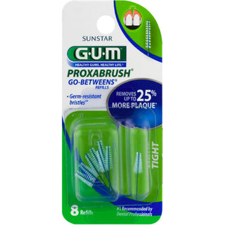 GUM Go Between 8-Count Tight Proxabrush Refills