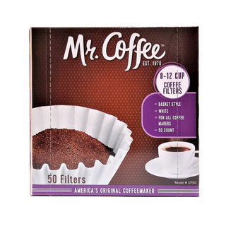 Mr Coffee Filters, Basket Style, White, 8-12 Cup