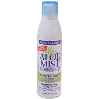 Fruit of the Earth Aloe Vera Mist 100% Pure Gel Continuous Spray