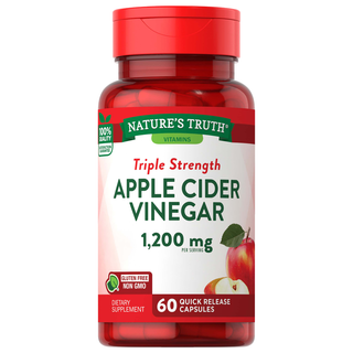 Nature's Truth Apple Cider Vinegar, Triple Strength, 1200 Mg, Quick Release Capsules