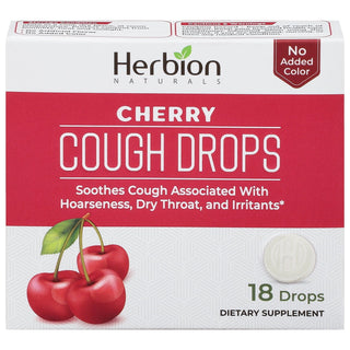 Herbion Naturals Cough Drops Cherry, 1 Each