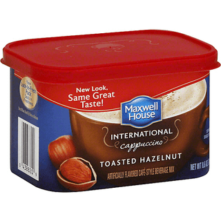 Maxwell House Beverage Mix, Cafe Style, Toasted Hazelnut 8.6 Oz