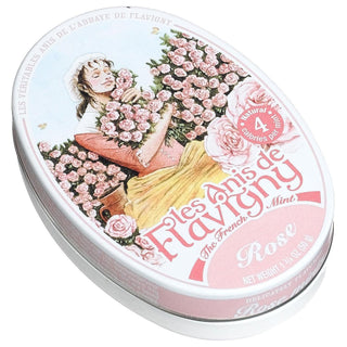 Les Anis De Flavigny Rose Mints 1.75 Ounce Tin