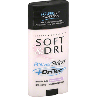 Soft & Dri PowerStripe Anti-Perspirant Deodorant, +DriTec, Invisible Solid, Passion Flower