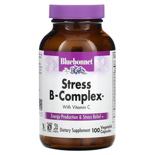 Bluebonnet Nutrition Stress Relief B Complex Vegetable Capsules