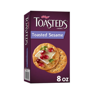 Toasteds Crackers, Toasted Sesame 8.0 Oz
