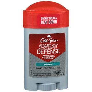Old Spice Sweat Defense Antiperspirant And Deodorant Soft Solid For Men, Pure Sport Plus, 2.6 Oz
