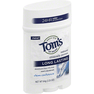 Tom's of Maine Men's Deodorant Clean Confidence