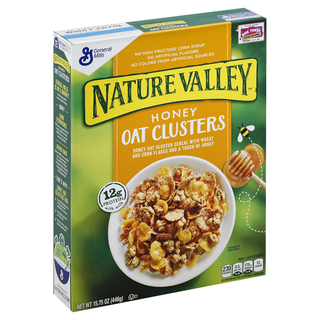 Nature Valley Honey Oat Clusters Cereal 15.75 Oz. Box