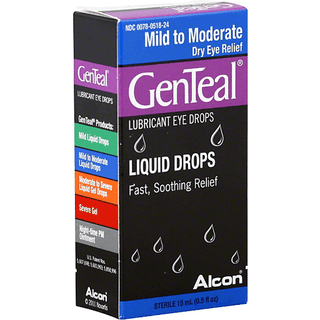 GenTeal Tears Eye Drops, Lubricant, Moderate, Liquid Drops