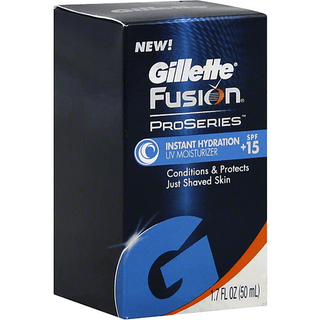 Gillette Fusion ProSeries UV Moisturizer, Instant Hydration, SPF +15