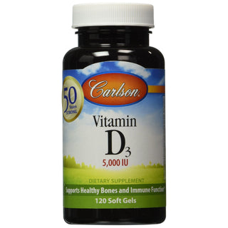 Carlson Labs Vitamin D3 5,000 IU - 120 Soft Gels