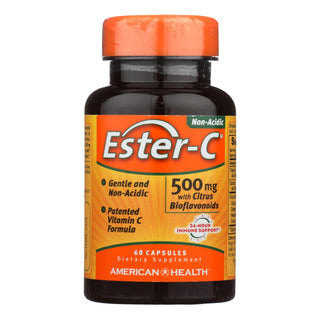 American Health Ester-C 500 Mg With Citrus Bioflavonoids - 60 Capsules