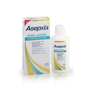 Asepxia Lotion with Salicylic Acid Facial Pimple & Blackhead Acne Lotion 4 oz.