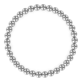 5MM Silver Ball Bracelet