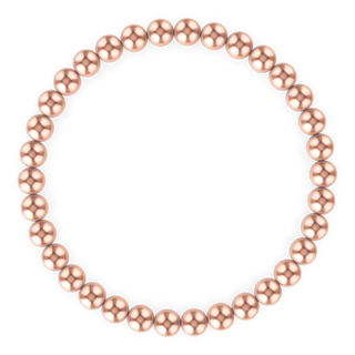 5MM Rose Gold Ball Bracelet