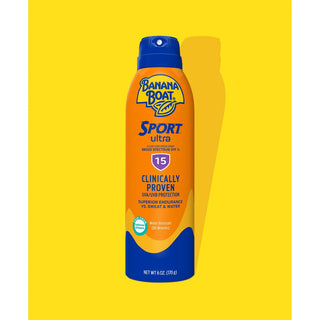 Banana Boat Sport Performance UltraMist Continuous Spray Sunscreen, SPF 15, 6 Oz