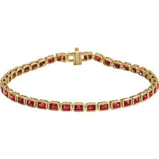 Rouge Émeraude Ruby Line Bracelet
