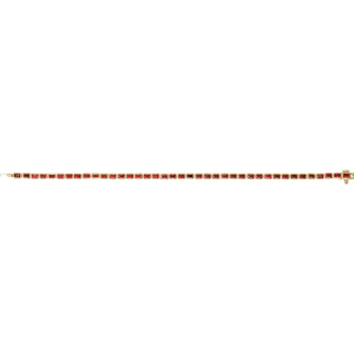Rouge Émeraude Ruby Line Bracelet