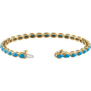 Azuré Turquoise Line Bracelet