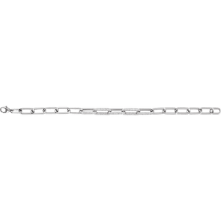 Liens de Lumière 1 1/2 CTW Lab-Grown Diamond Paperclip Bracelet