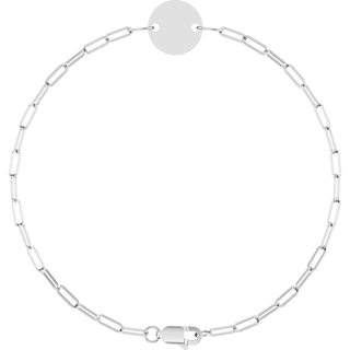 L'Éternel Disc Bracelet Engravable