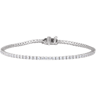 Éclat Continu 14K Gold Lab-Grown Lightweight Diamond Tennis Bracelet – 2, 5 or 10 CTW