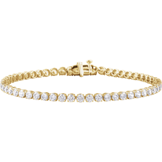 Éclat Continu 14K Gold Lab-Grown Lightweight Diamond Tennis Bracelet – 2, 5 or 10 CTW