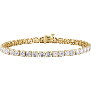 Éclat Continu 14K Gold Lab-Grown Lightweight Diamond Tennis Bracelet – 2, 5 or 10 CTW