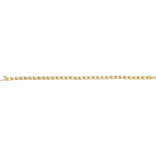 Rivière Élégance Diamond Bracelet 14K White & Yellow Gold