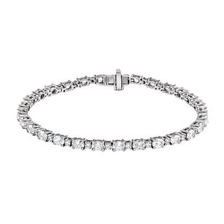 Victoire 14K White Gold 5 1/2 CTW Oval Lab-Grown Diamond Bracelet