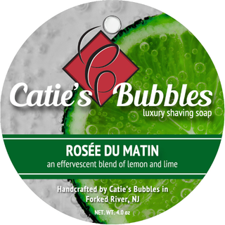 Catie's Bubbles Rosee du Matin Shaving Soap 4 Oz