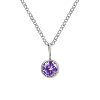 Lumière Birthstone Necklace Month & Zodiac Collection