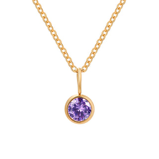 Lumière Birthstone Necklace Month & Zodiac Collection