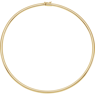 Sillage d’Or 14K Yellow Gold Omega Chain – 4 or 3 mm
