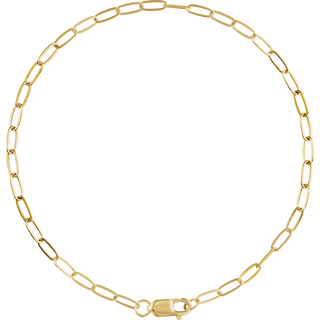 Maillon Serein paperclip chain, clasp detail