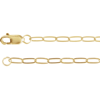 Élan 2.1 mm Paperclip Chain 14K Gold or Gold-Filled