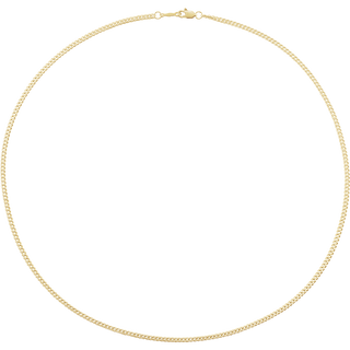 14K Gold-Filled Curb Chain Necklace, 2.25 mm