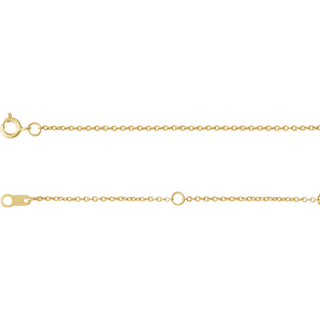 Auréline 14K Yellow Gold-Filled Cable Chain – 1 mm