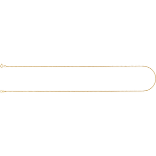 Auréline 14K Yellow Gold-Filled Cable Chain – 1 mm