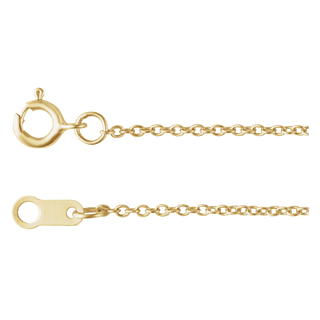 Auréline 14K Yellow Gold-Filled Cable Chain – 1 mm