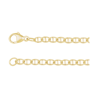 14K Yellow Gold-Filled 2.6mm Anchor Chain