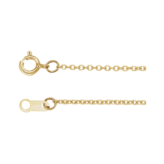 Amélie 1 mm 14K gold-filled cable chain necklace