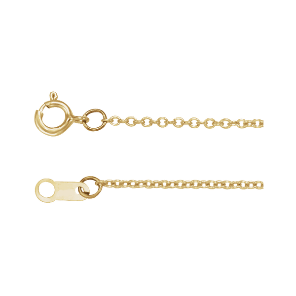 Amélie 1 mm 14K gold-filled cable chain necklace