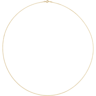 Amélie dainty gold chain worn on the neckline