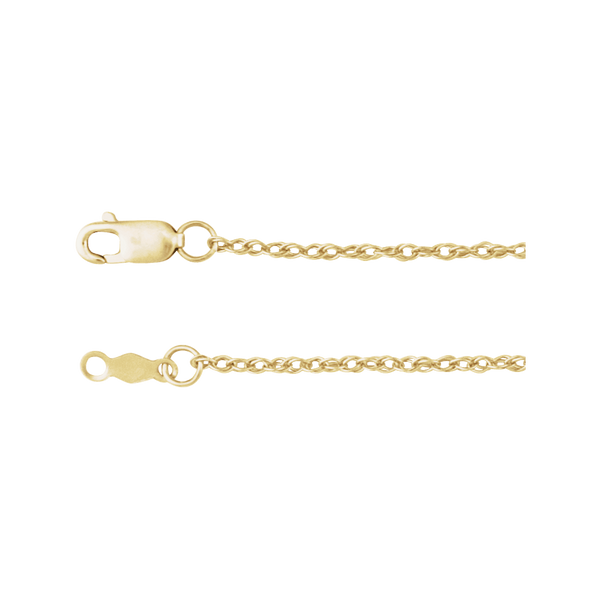 Oréane 14K gold rope chain