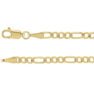 Maëlle 14K Solid Gold Figaro Chain