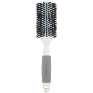 Ceramic Barrel Round Boar Bristle & Nylon Mix Hair Brush