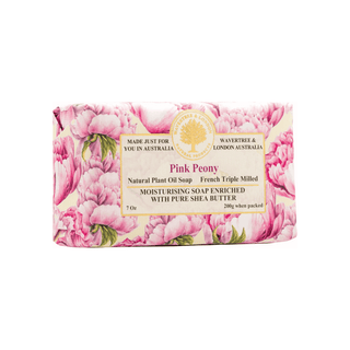 Wavertree & London Australian Natural Pink Peony Luxury Soap Bar 7 Ounces